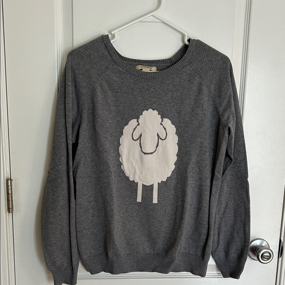 ✨ 5 for $50✨ G.H. Bass & Co. Gray Cotton Sweater